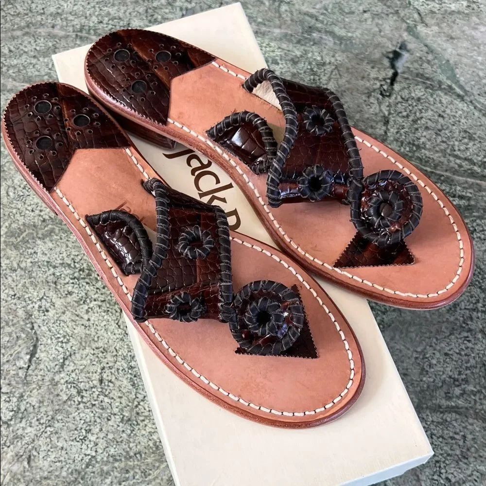 Jack Rogers Women's Tan and Brown Sandals